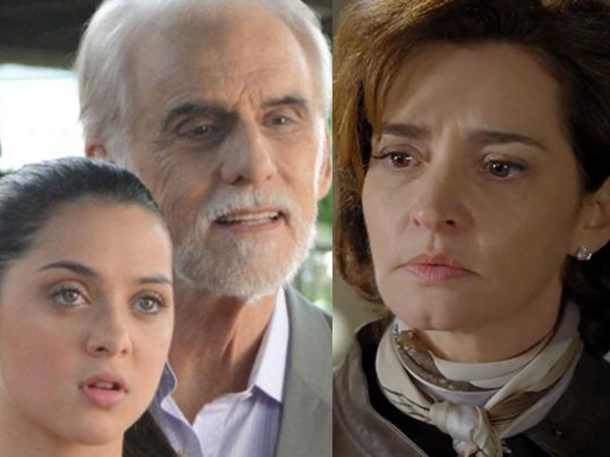 Cecília, Mariano e Vitória em A Vida da Gente (Reprodução - Globo)