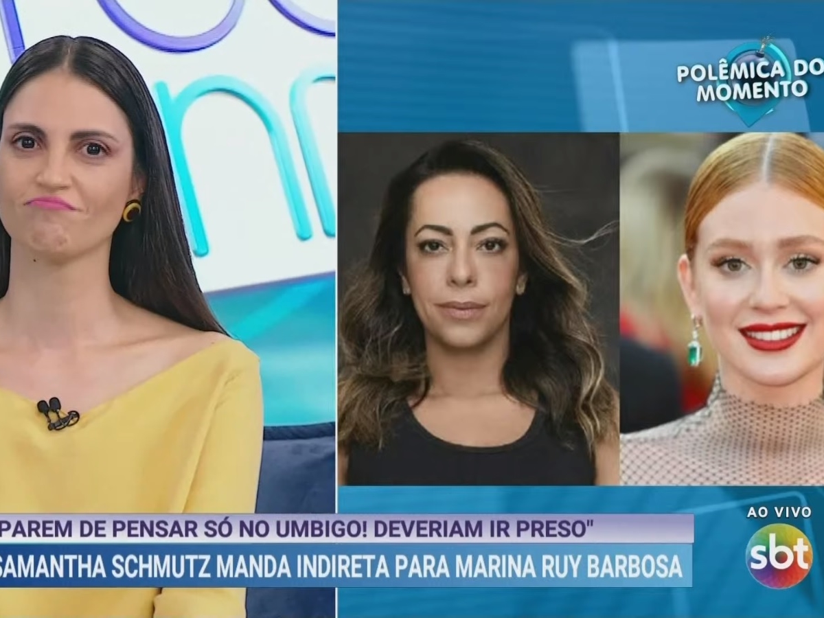 Chris Flores falou no Fofocalizando sobre Marina Ruy Barbosa
