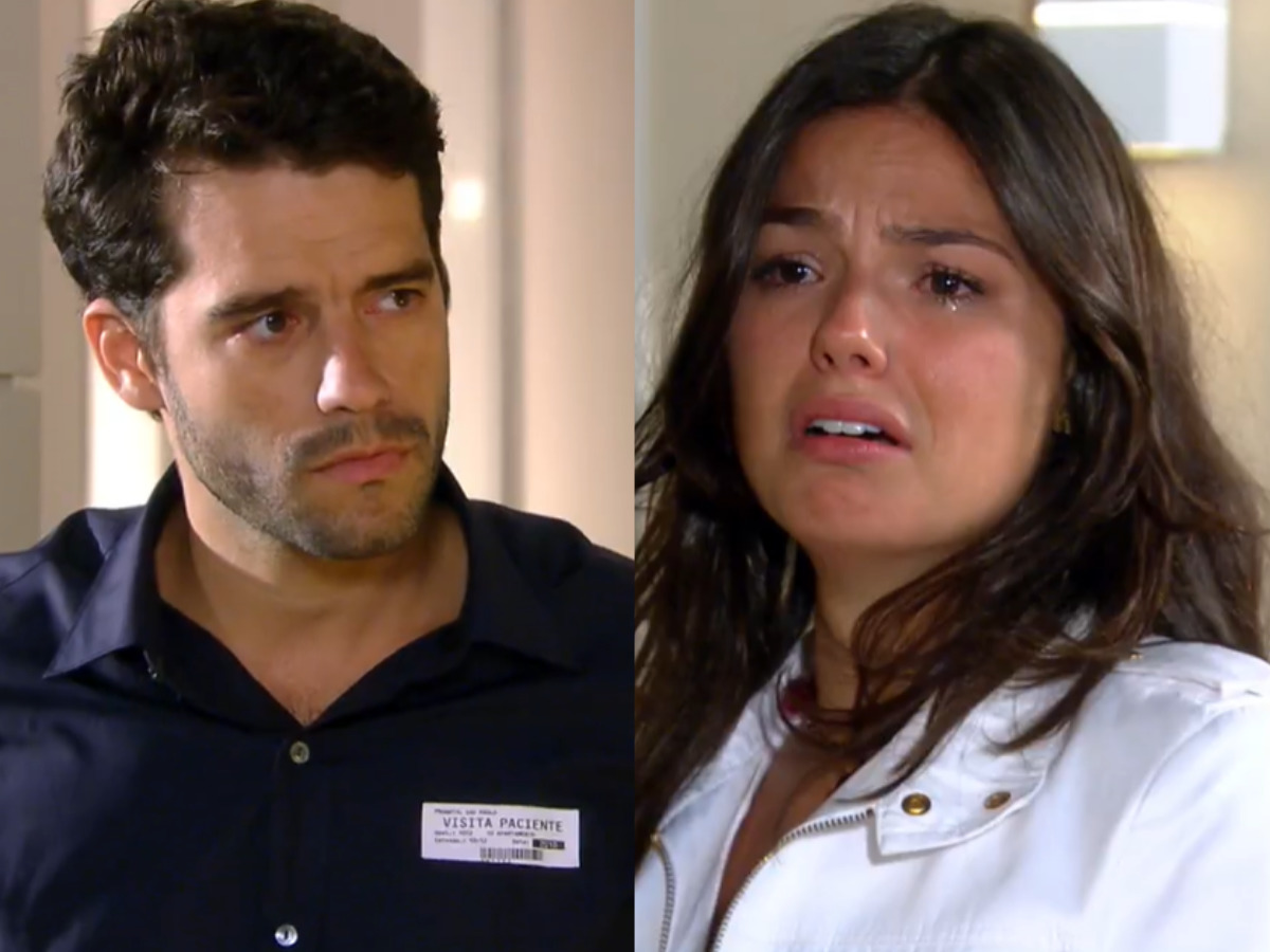 Renato (Guilherme Winter) e Marcela (Isis Valverde) em Ti Ti Ti (Reprodução/Globo)