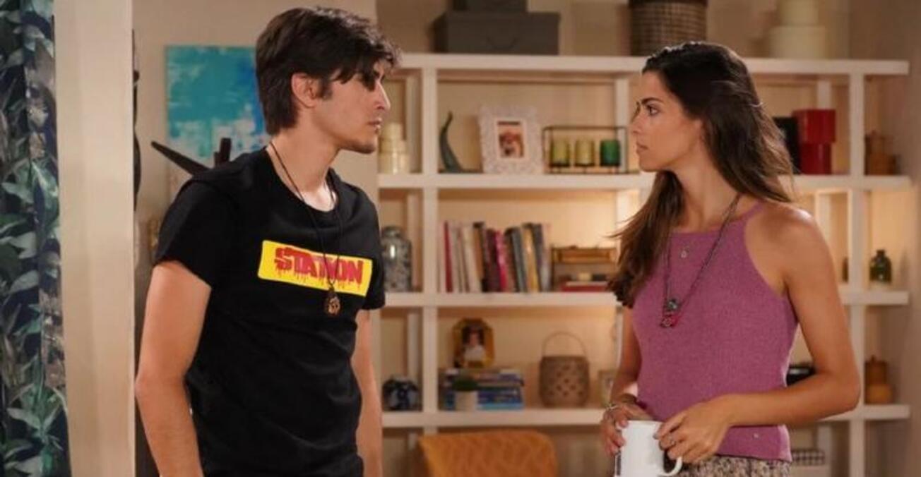 Cris (João Maneira) e Érica (Joana Aguiar) de Nazaré