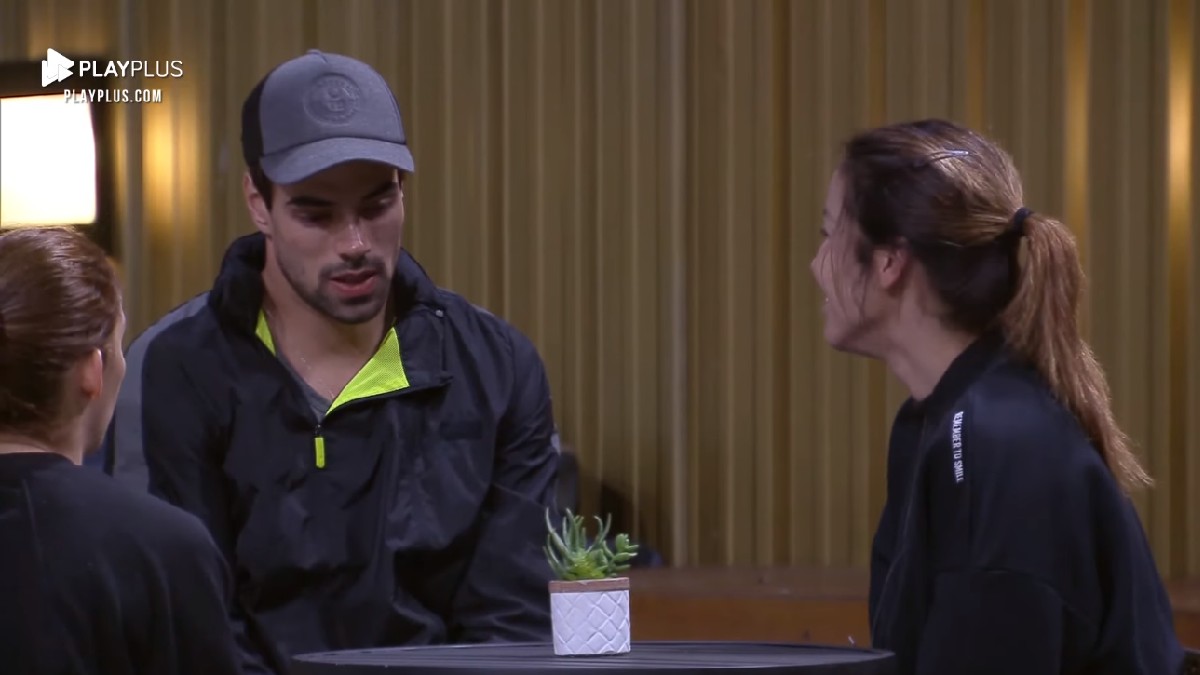 Dani, Leandro e Renata no Power Couple