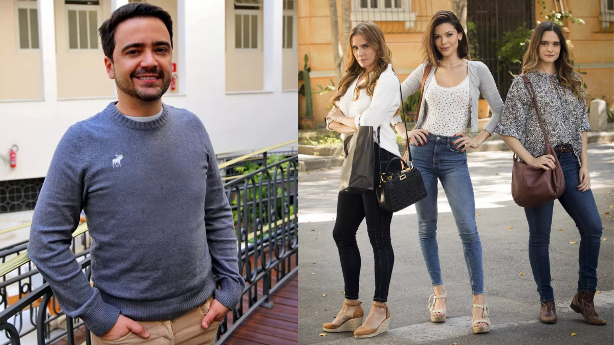 Daniel Ortiz e as protagonistas de Salve-se Quem Puder (DivulgaçãoGlobo)