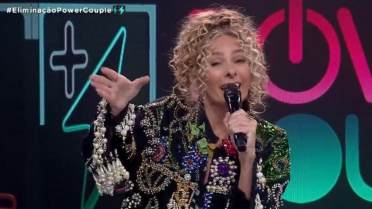 Adriane Galisteu no Power Couple (Reprodução/Record TV)