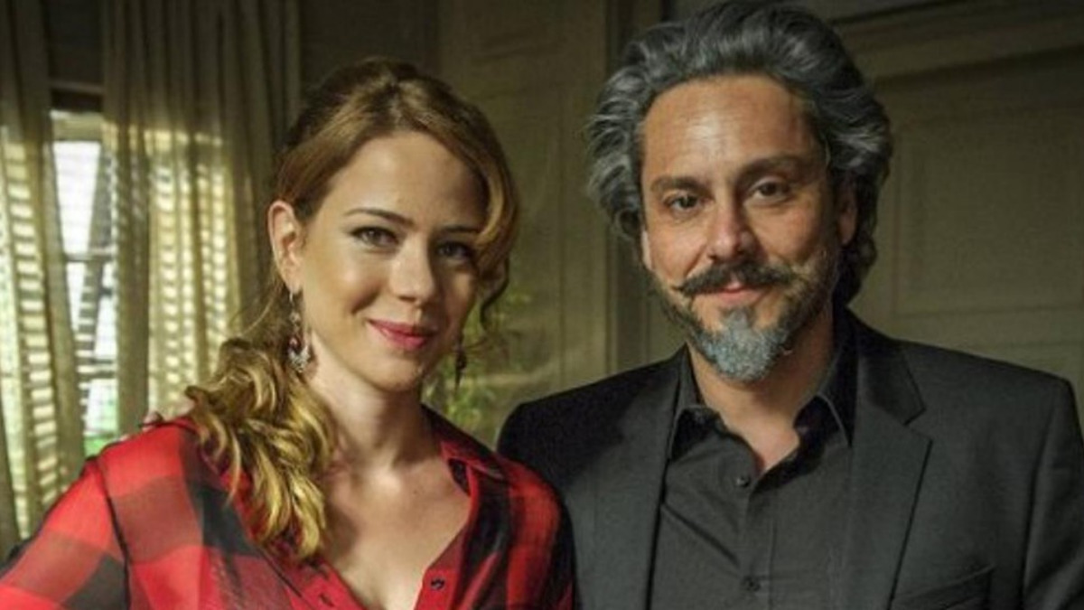 Cristina (Leandra Leal) e José Alfredo (Alexandre Nero) em Império (Reprodução/Globo)