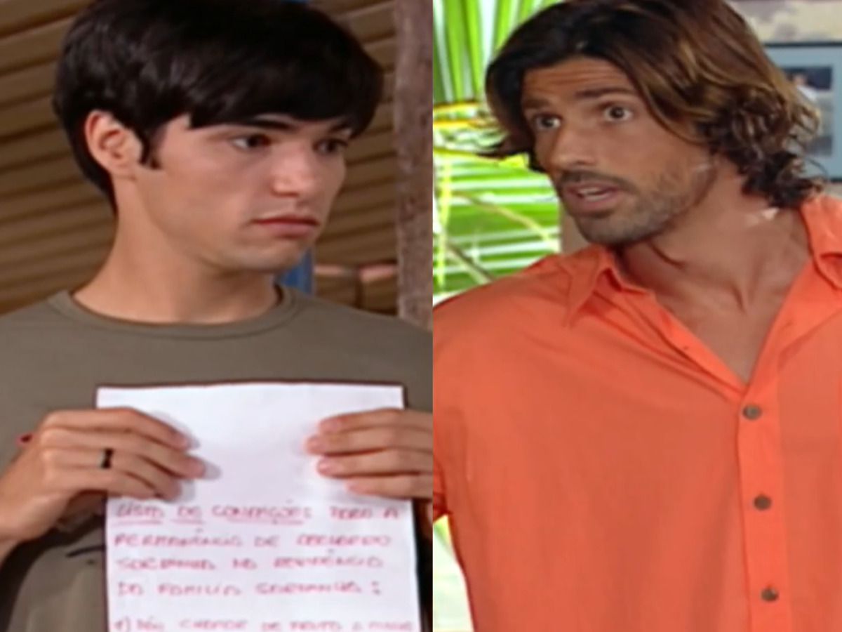 Abelardo (Caio Blat) e Paco (Reynaldo Gianecchini) em Da Cor do Pecado (Reprodução/Globo)