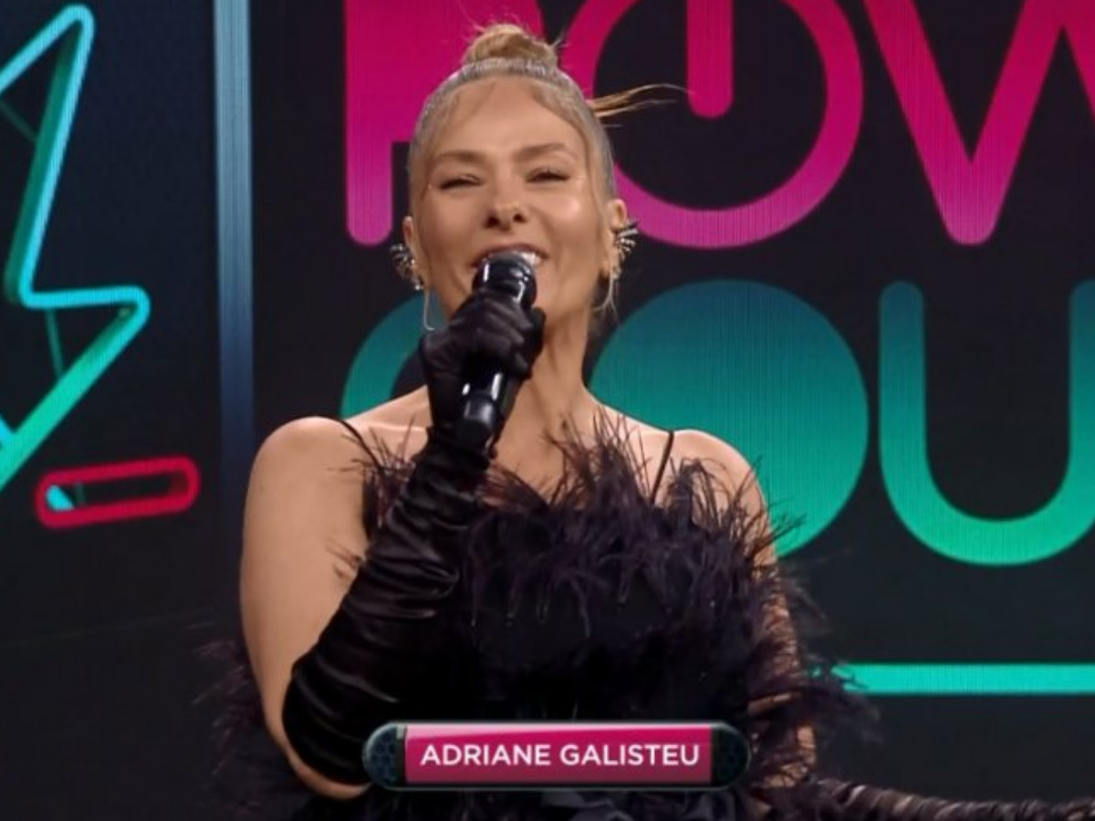 Adriane Galisteu no Power Couple (Reprodução/Record TV)