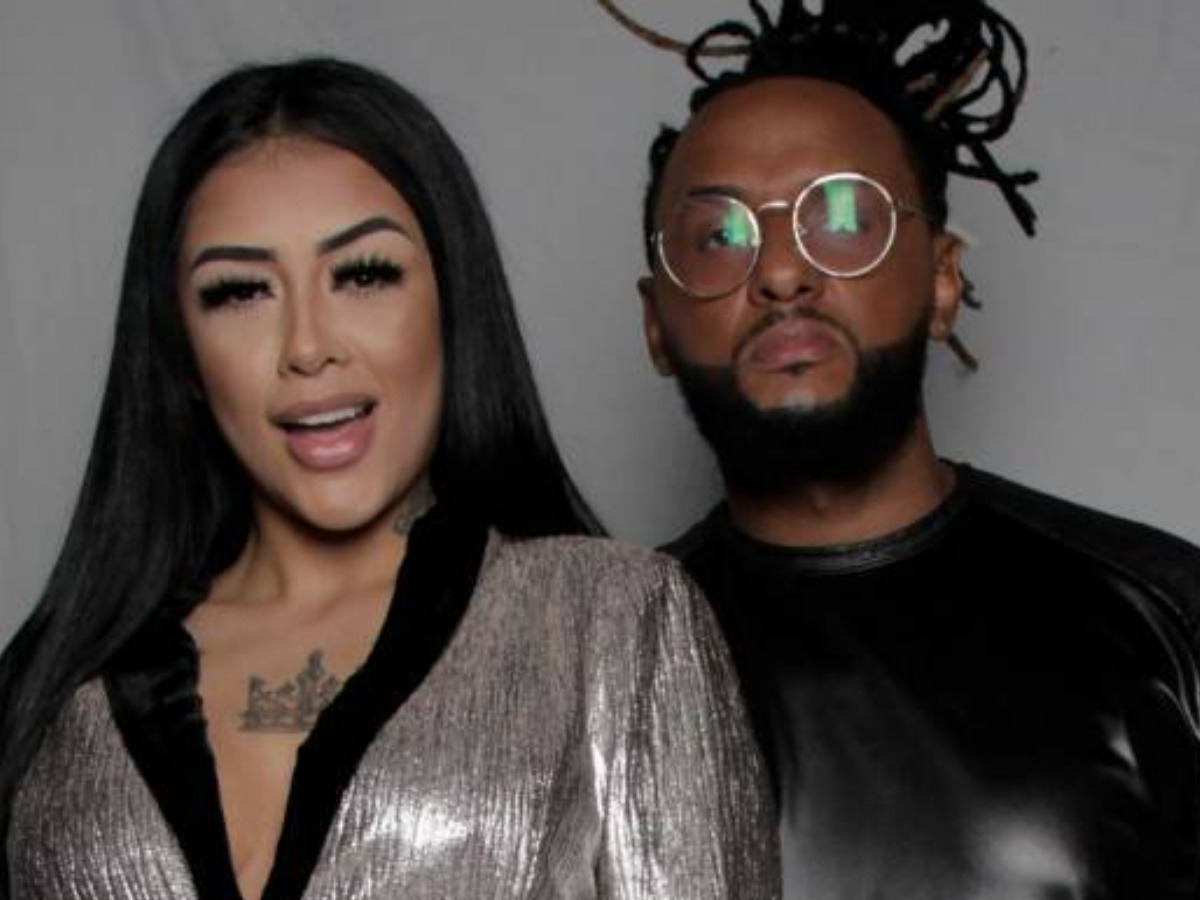 Fernanda Medrado e DJ Claytão (Reprodução/Record TV)