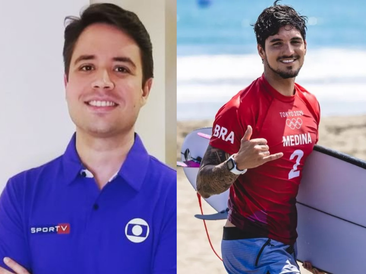Bruno Fonseca e Gabriel Medina (Reprodução)