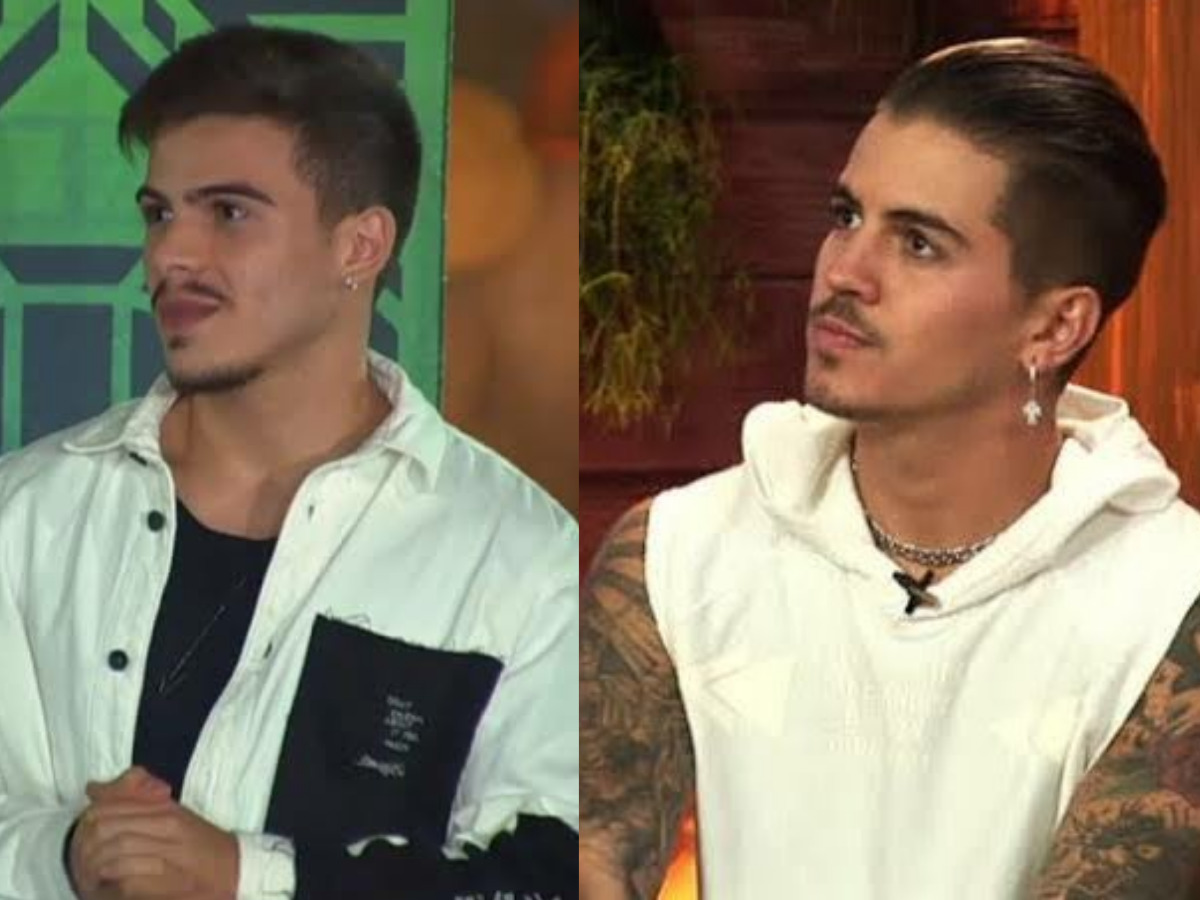 Thomaz Costa é comparado ao cantor Biel (Reprodução/Record TV)