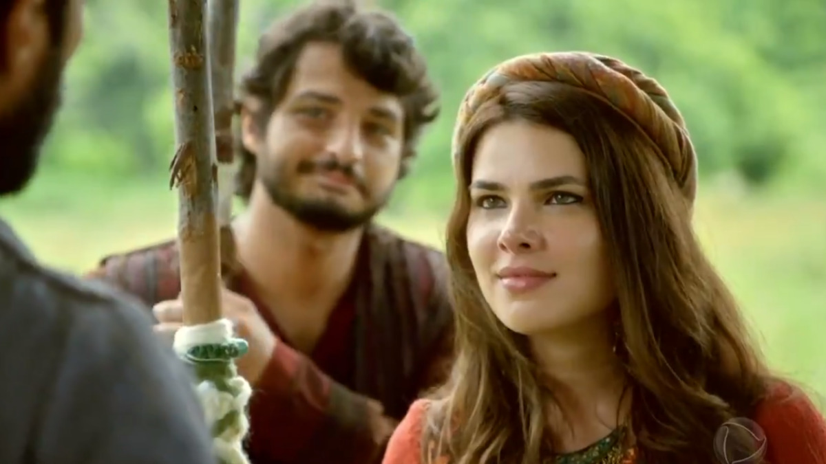 Raquel (Thaís Melchior) em Gênesis (Reprodução/Record TV)