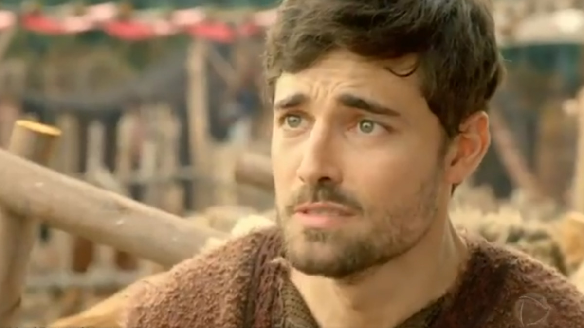 Jacó (Miguel Coelho) em Gênesis (Reprodução/Record TV)