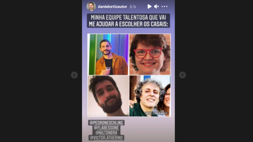 Daniel Ortiz contará com ajuda de colaboradores no final de Salve-se Quem Puder (Reprodução/Instagram)