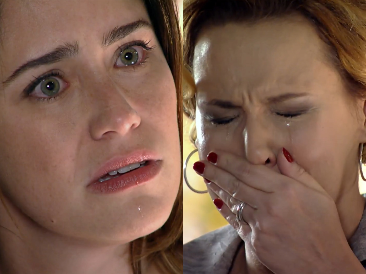 Fernanda Vasconcellos e Ana Beatriz Nogueira são Ana e Eva em A Vida da Gente (Reprodução - Globo)