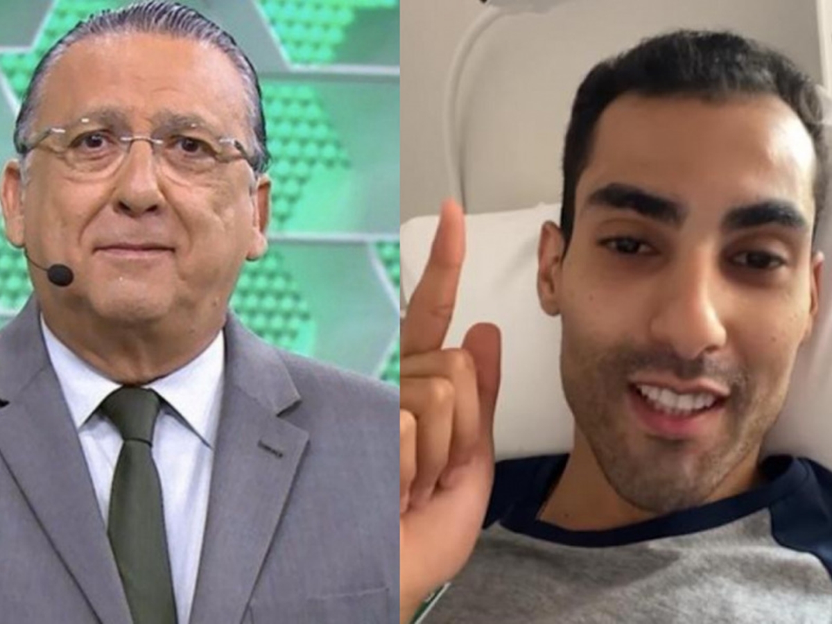 Galvão Bueno e Douglas Souza