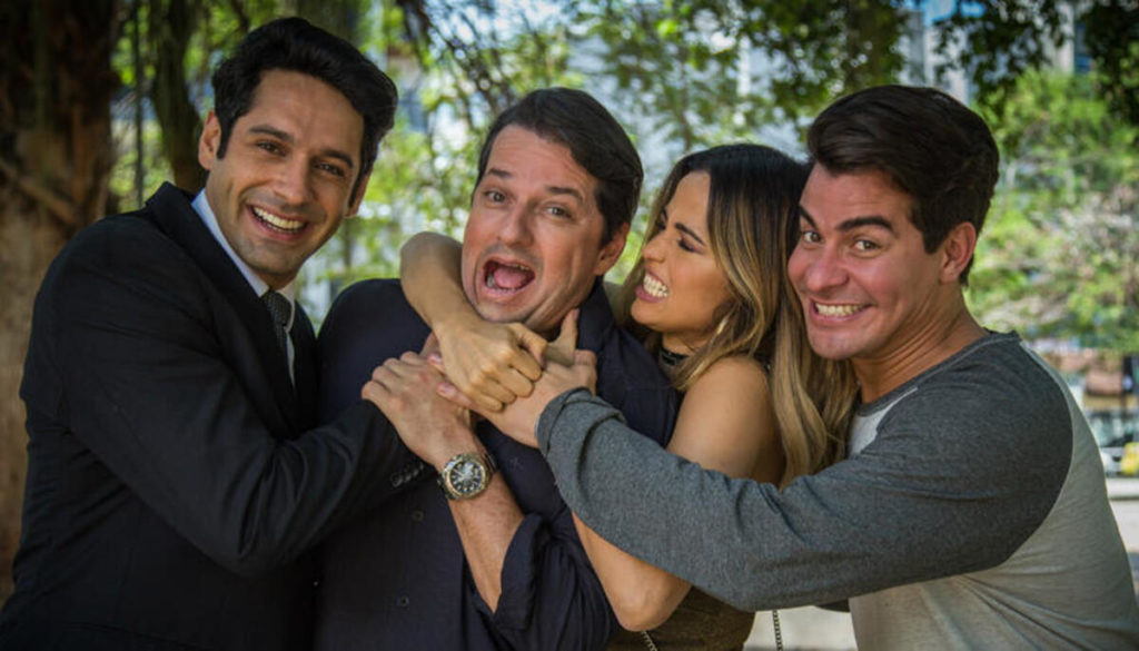 João Baldasserini, Marcelo Serrado, Nanda Costa e Thiago Martins, astros de Pega Pega