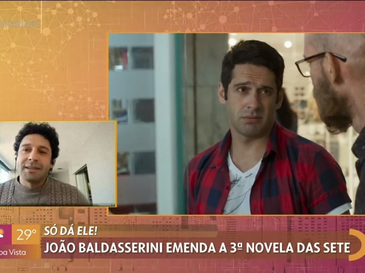 João Baldasserini no Encontro com Fátima Bernardes