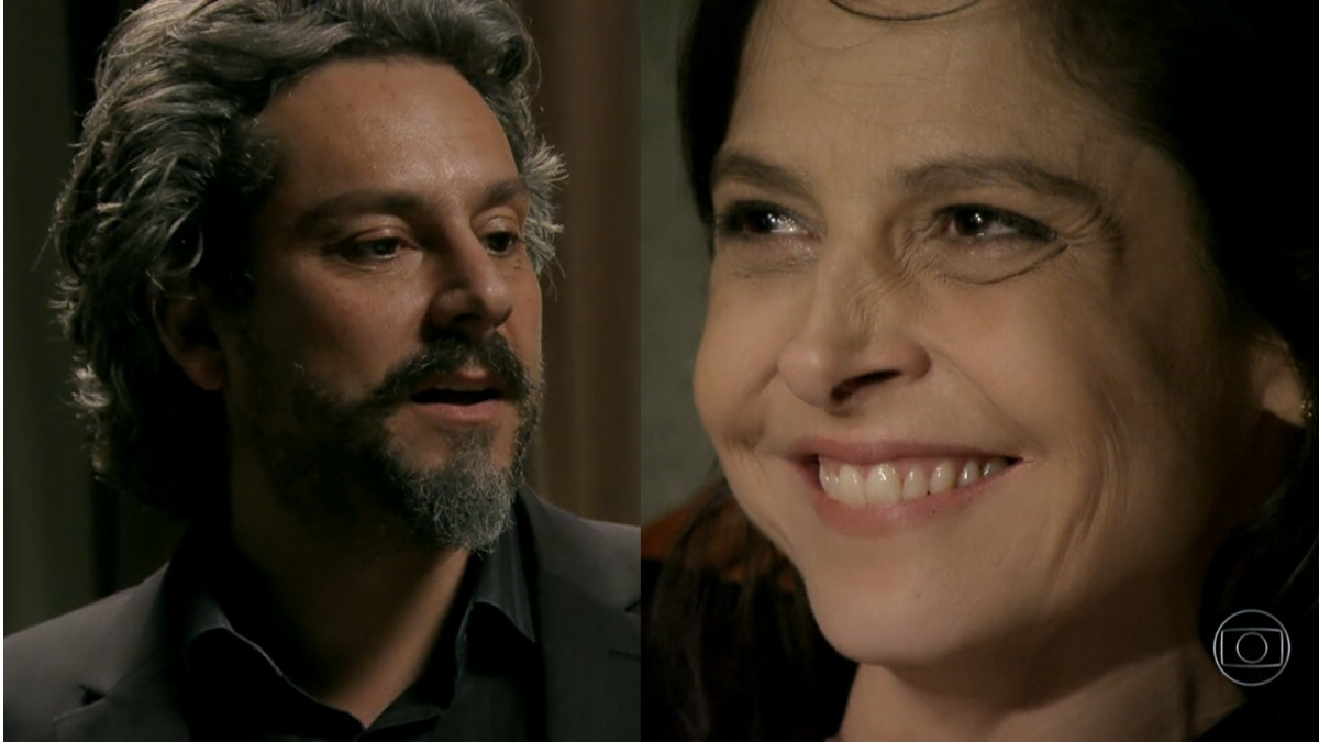 José Alfredo e Cora em Império (ReproduçãoGlobo)