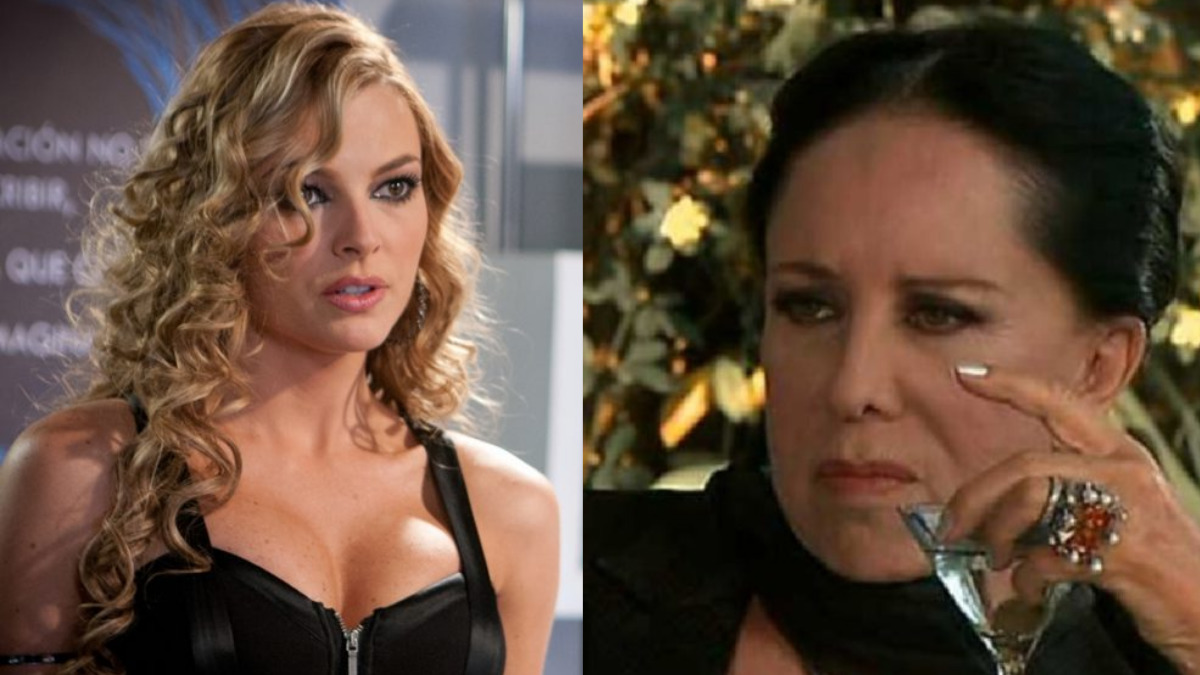 Kendra e Odete em Amores Verdadeiros (Reprodução Televisa S.A.)