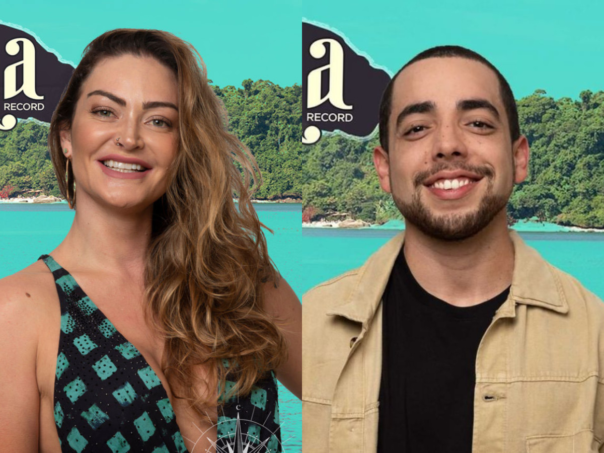 Laura Keller e Lucas Selfie da Ilha Record_2007