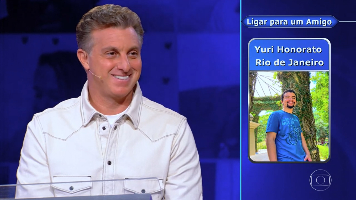Luciano Huck no Quem Quer Ser Um Milionário