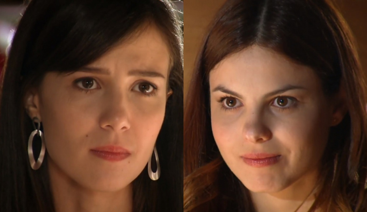 Manu (Marjorie Estiano) e Alice (Sthefany Brito) de A Vida da Gente
