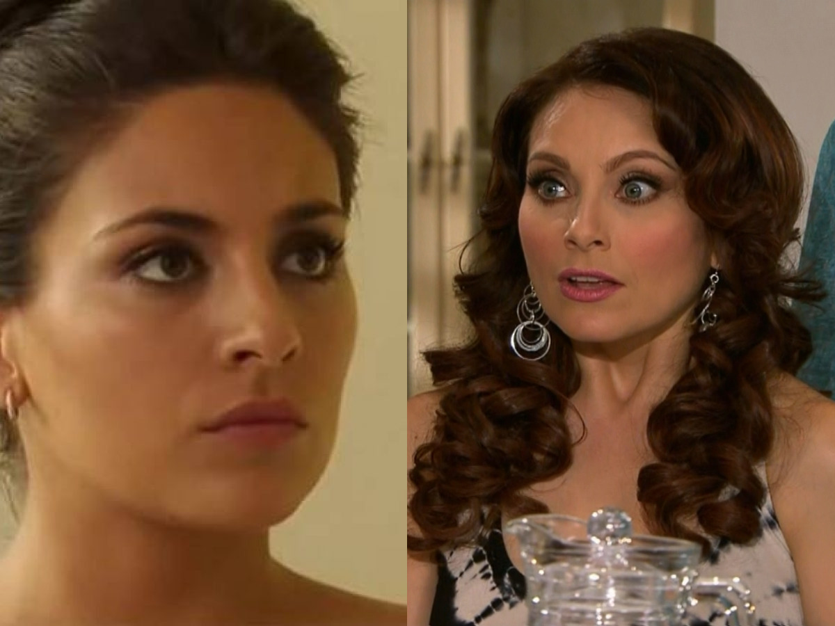 Maria Alessandra Mendonça, vulgo Maricruz, e Lúcia (Divulgação - Televisa)