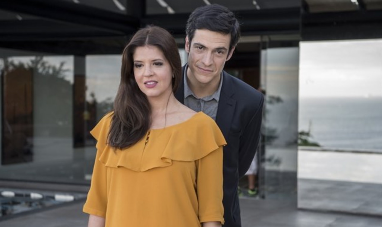 Maria Pia (Mariana Santos) e Eric (Mateus Solano) de Pega Pega
