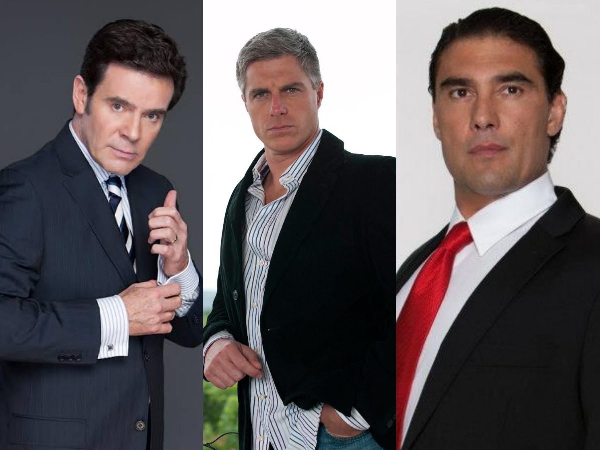 Nélson, Carlos e Aguiar, em Amores Verdadeiros (Divulgação)