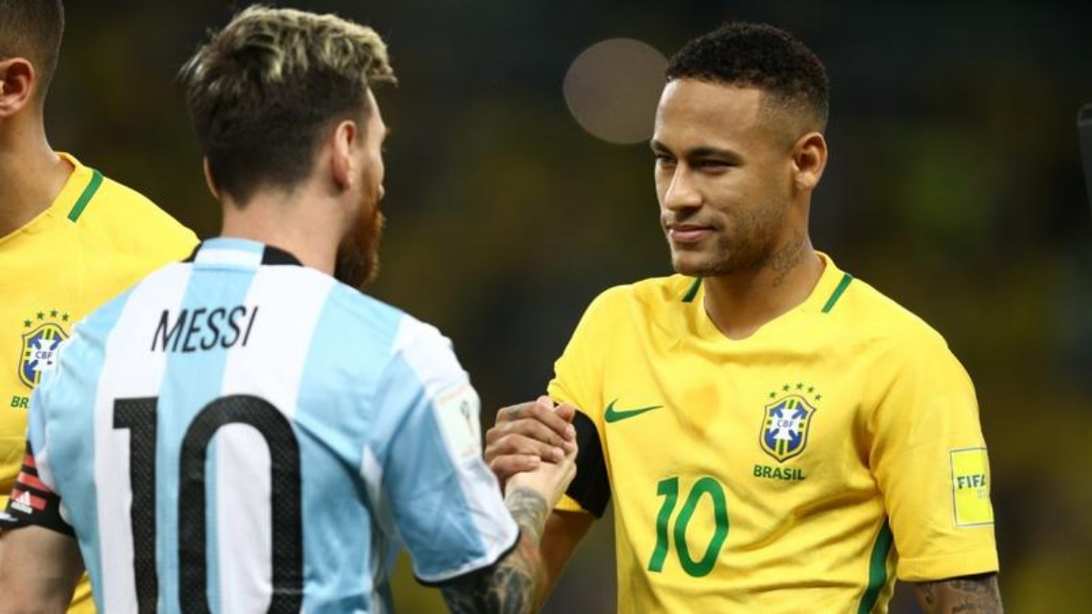 Messi e Neymar se enfrentarão na final da Copa América (Divulgação / CBF)