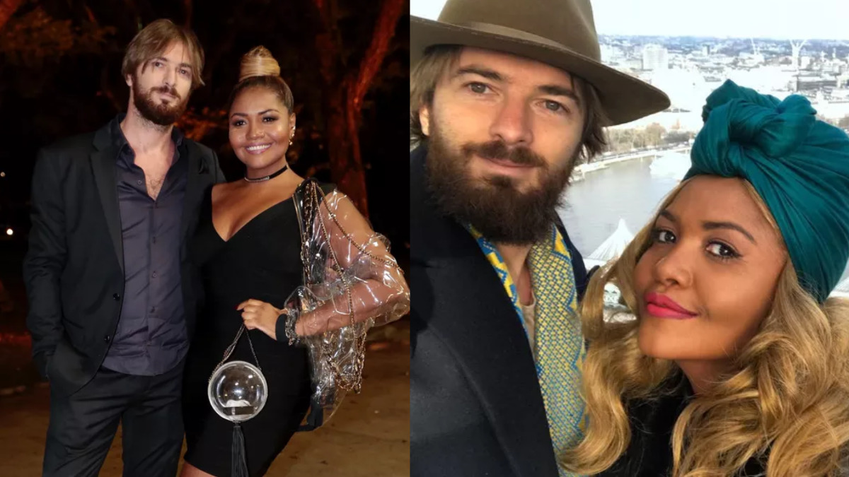 Gaby Amarantos e o marido (Reprodução)