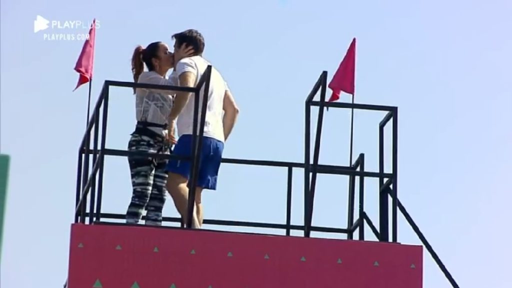 Prova dos Homens no Power Couple (Reprodução/PlayPlus)
