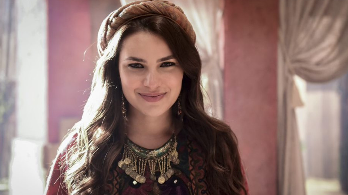 Raquel (Thaís Melchior) em Gênesis (Blad Meneghel/Record TV)