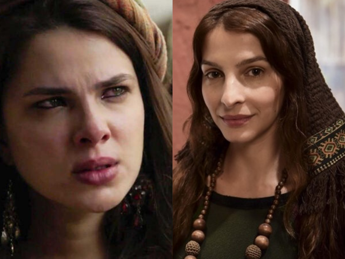 Raquel e Lia em Gênesis, da Record TV (Divulgação - Record TV)