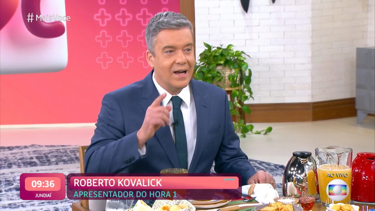 Roberto Kovalick no Mais Você
