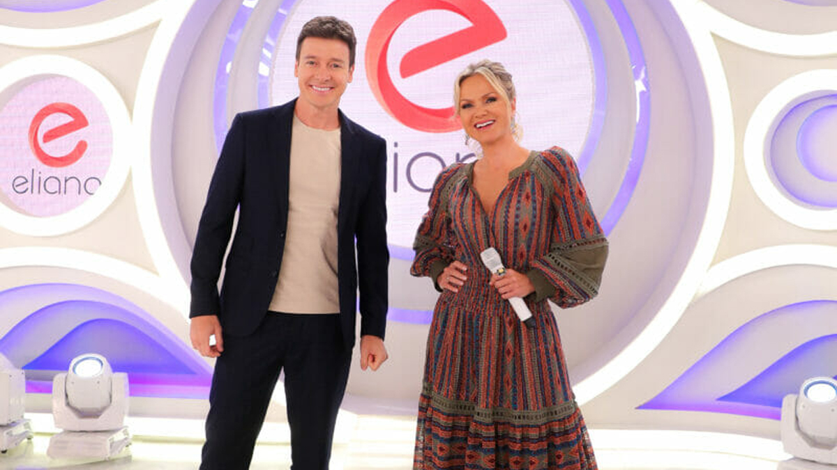 Rodrigo Faro e Eliana no SBT