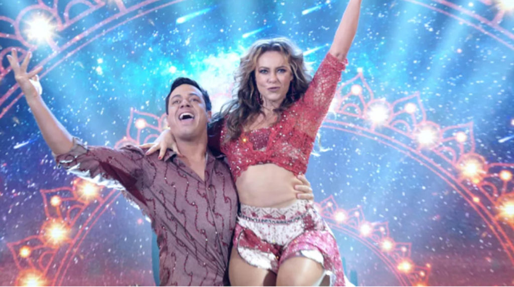 Paolla Oliveira e Leandro Azevedo no Super Dança dos Famosos