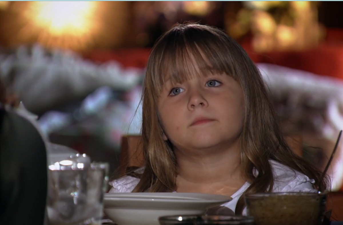 Júlia (Jesuela Moro) em A Vida da Gente
