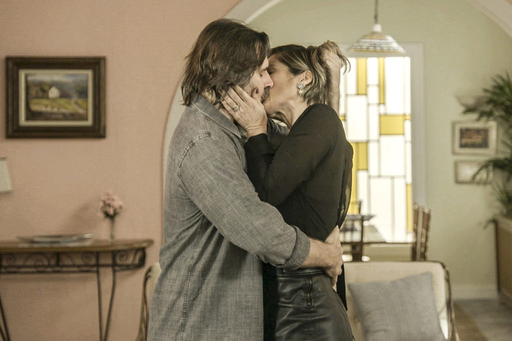 Beijo de M&aacute;rio (Murilo Rosa) e Helena (Fl&aacute;via Alessandra) em Salve-se Quem Puder (Divulga&ccedil;&atilde;o/Globo)