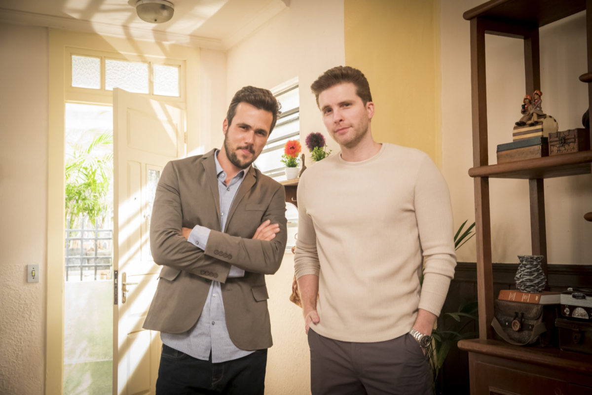 Alan (Thiago Fragoso) e Rafael (Bruno Ferrari) de Salve-se Quem Puder (Divulgação)