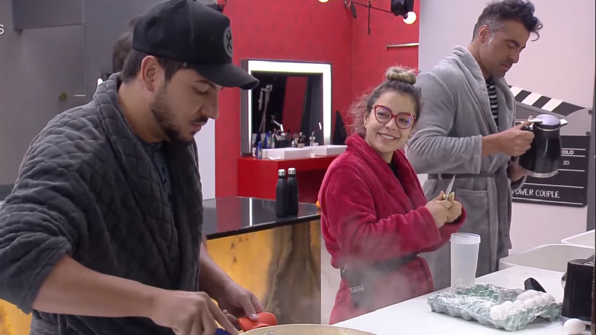 Thiago, Li Martins e JP Mantovani no Power Couple