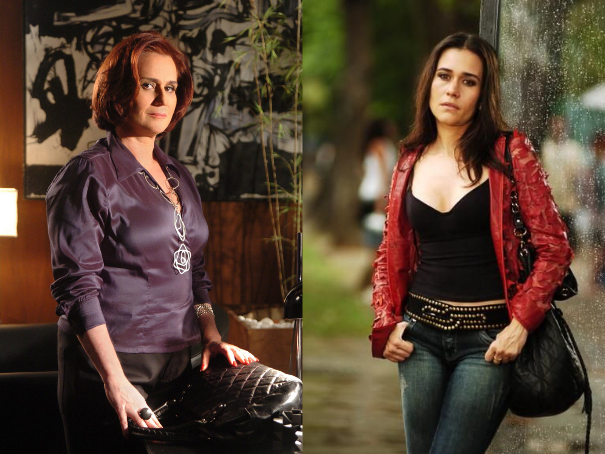 Vera Holtz e Alessandra Negrini são Marion e Taís em Paraíso Tropical (Divulgação/Globo)