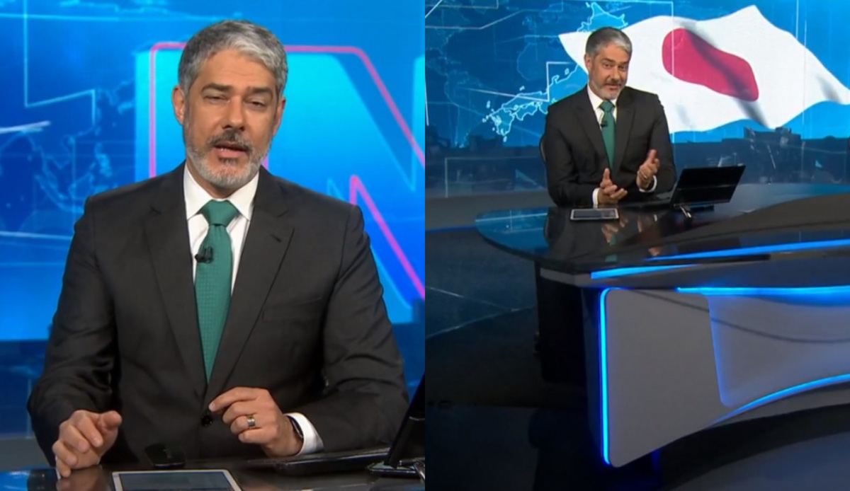 William Bonner no Jornal Nacional