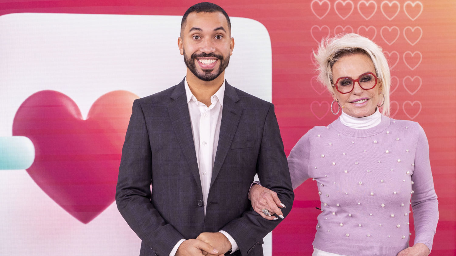 Gil do Vigor e Ana Maria Braga no Mais Você