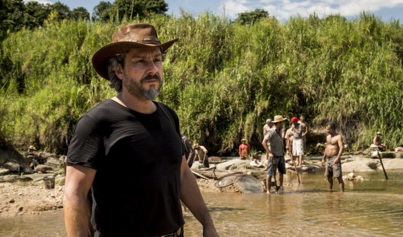 José Alfredo (Alexandre Nero) no garimpo (Divulgação/Globo)