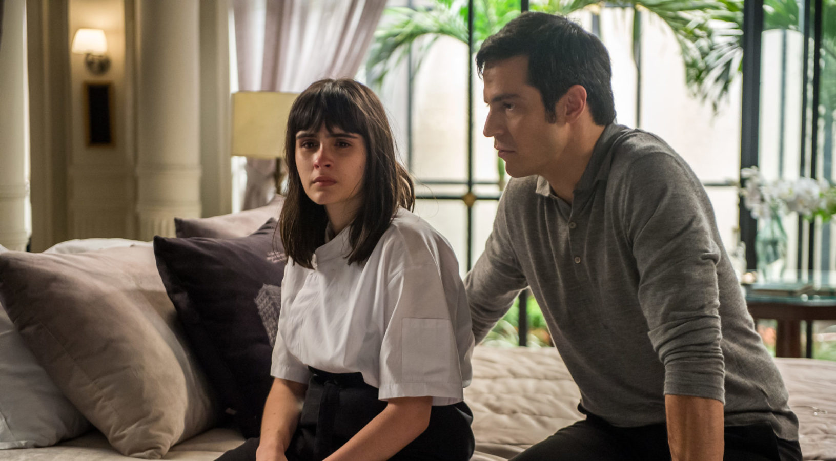 Eric (mateus Solano), Maria Pia (Mariana Santos) e Bebeth (Valentina Herszage) de Pega Pega (Divulgação/Globo)