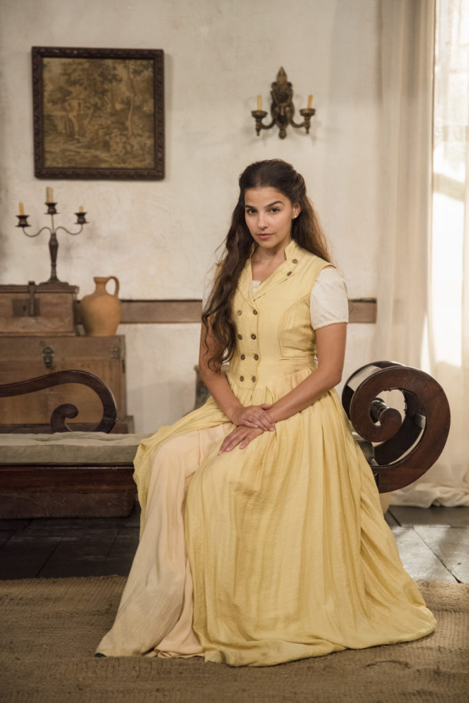 Pilar (Gabriela Medvedovski) de Nos Tempos do Imperador (Divulgação/Globo)