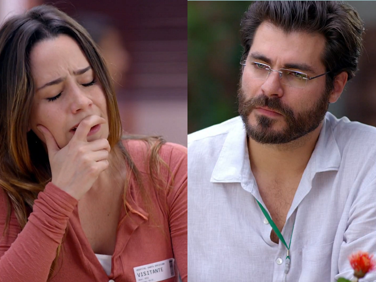 Ana (Fernanda Vasconcellos) e Lúcio (Thiago Lacerda) em cena de A Vida da Gente