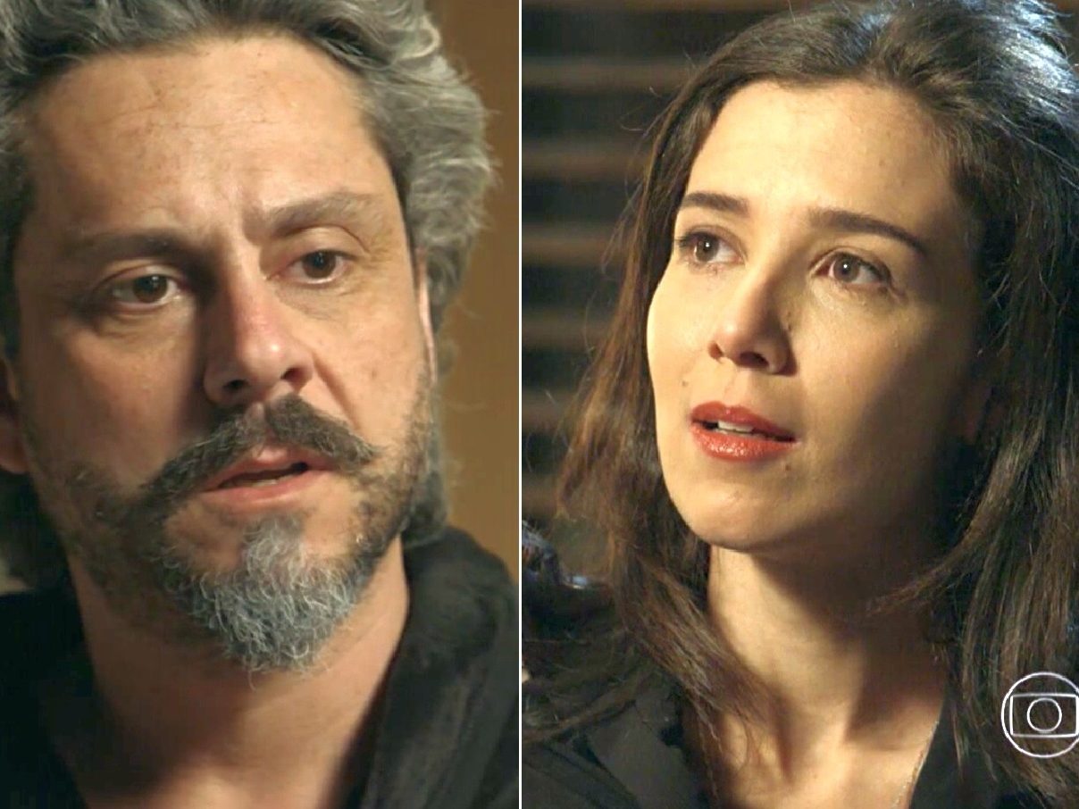 José Alfredo (Alexandre Nero) e Cora (Marjorie Estiano) em Império (Reprodução/Globo)