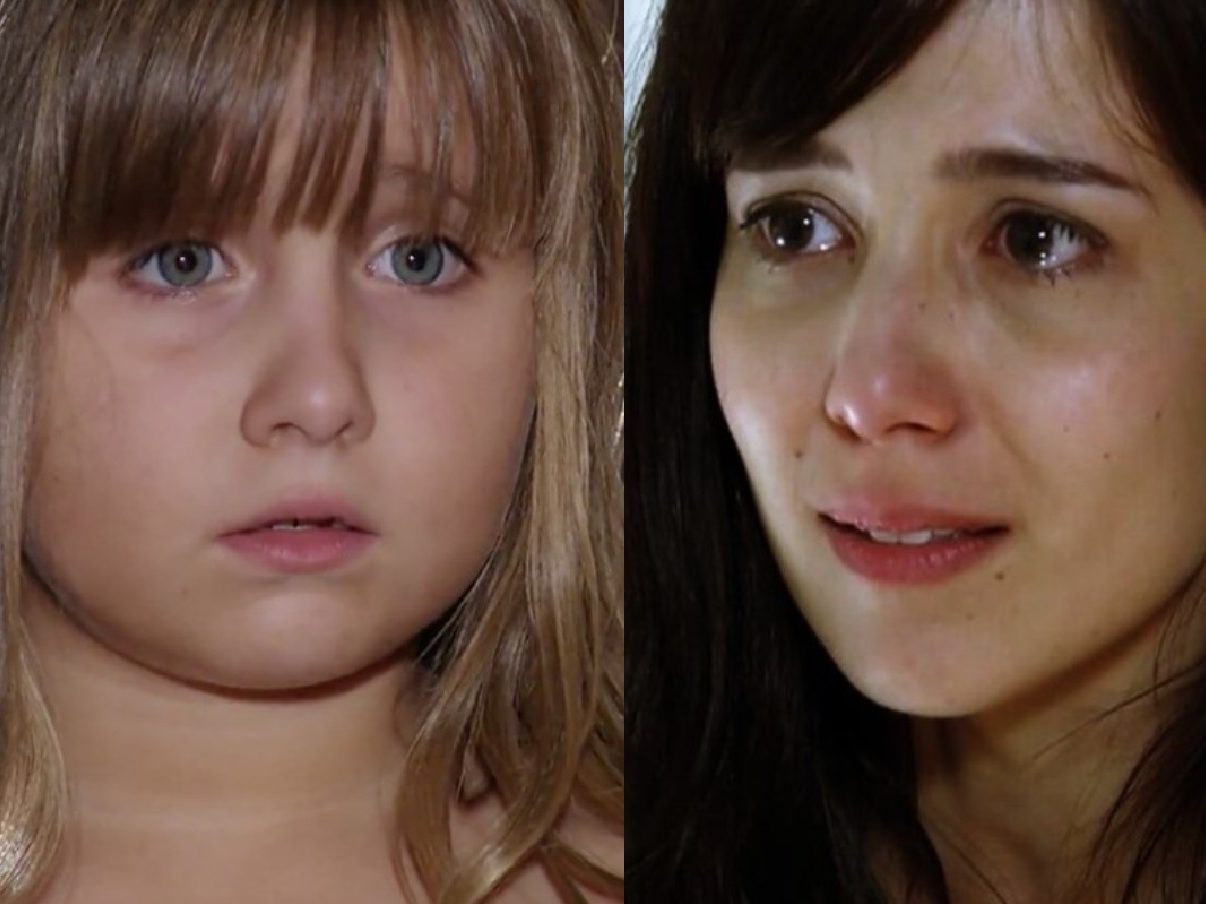 Júlia (Jesuela Moro) e Manuela (Marjorie Estiano) em A Vida da Gente (Reprodução/Globo)