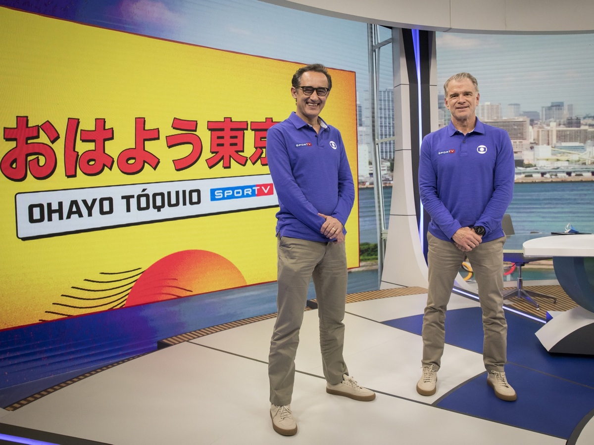 Marcelo Barreto e Bernardinho em Ohayo Tóquio